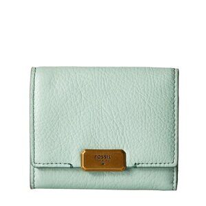 Fossil Emerson Trifold Wallet SEA GLASS